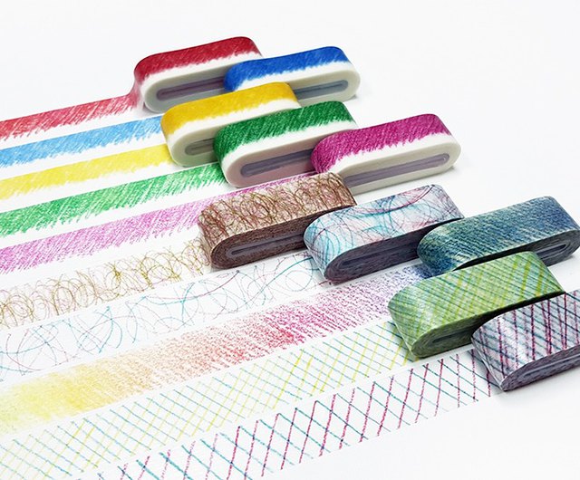 (DD) MT Art Washi Tape Colored Pencils 15mm