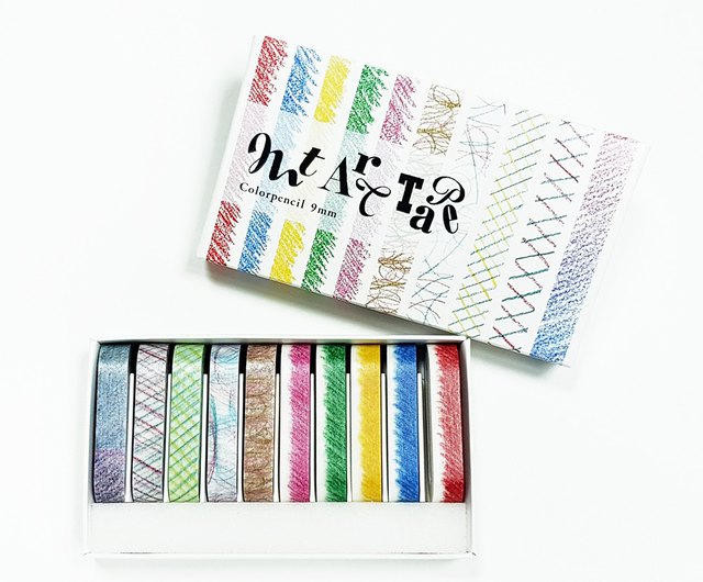 (DD) MT Art Washi Tape Colored Pencils 9mm