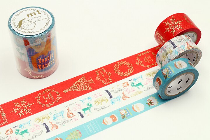 MT Masking Tapr Christmas Washi Tape Set A