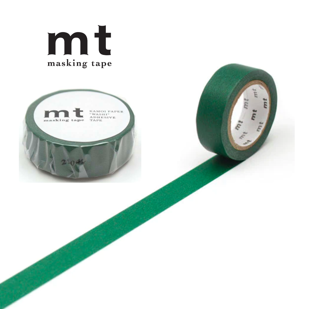 MT Basic Washi Tape - Peacock 7m