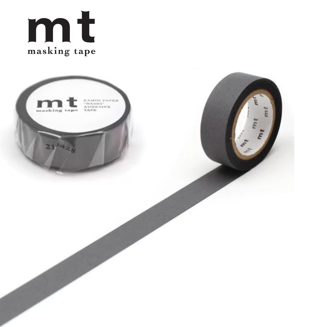 MT Basic Washi Tape - Matte Gray 7m