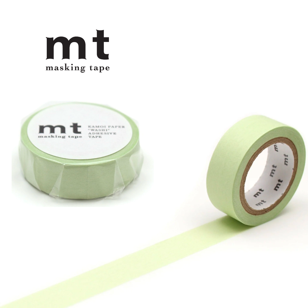 MT Basic Washi Tape - Pastel Leaf 7m