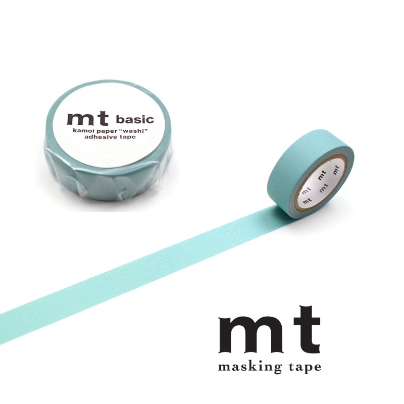 MT Basic Washi Tape - Matte Smoky Mint 7m