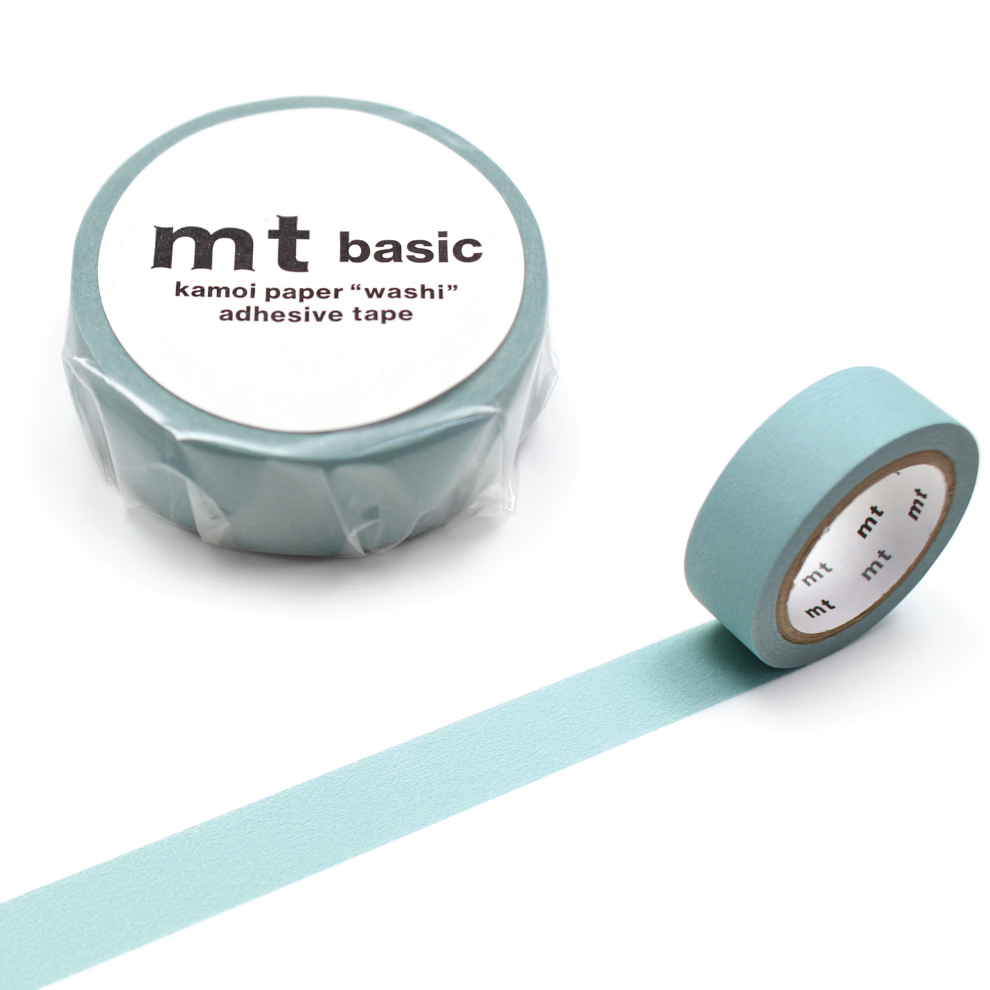 MT Basic Washi Tape - Matte Smoky Mint 7m