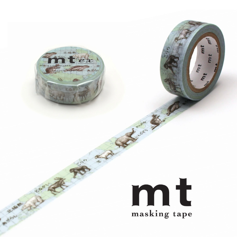 MT EX Washi Tape - World Animals