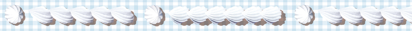 MT EX Washi Tape - Whipped Cream Line