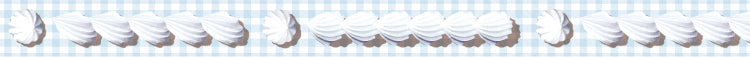 MT EX Washi Tape - Whipped Cream Line