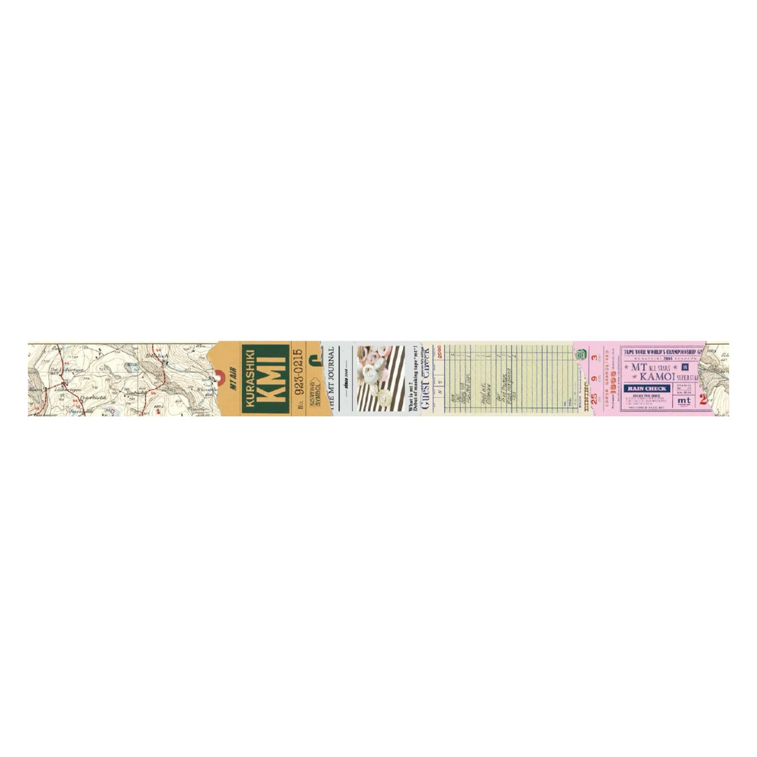 MT EX Washi Tape - Retro Collage