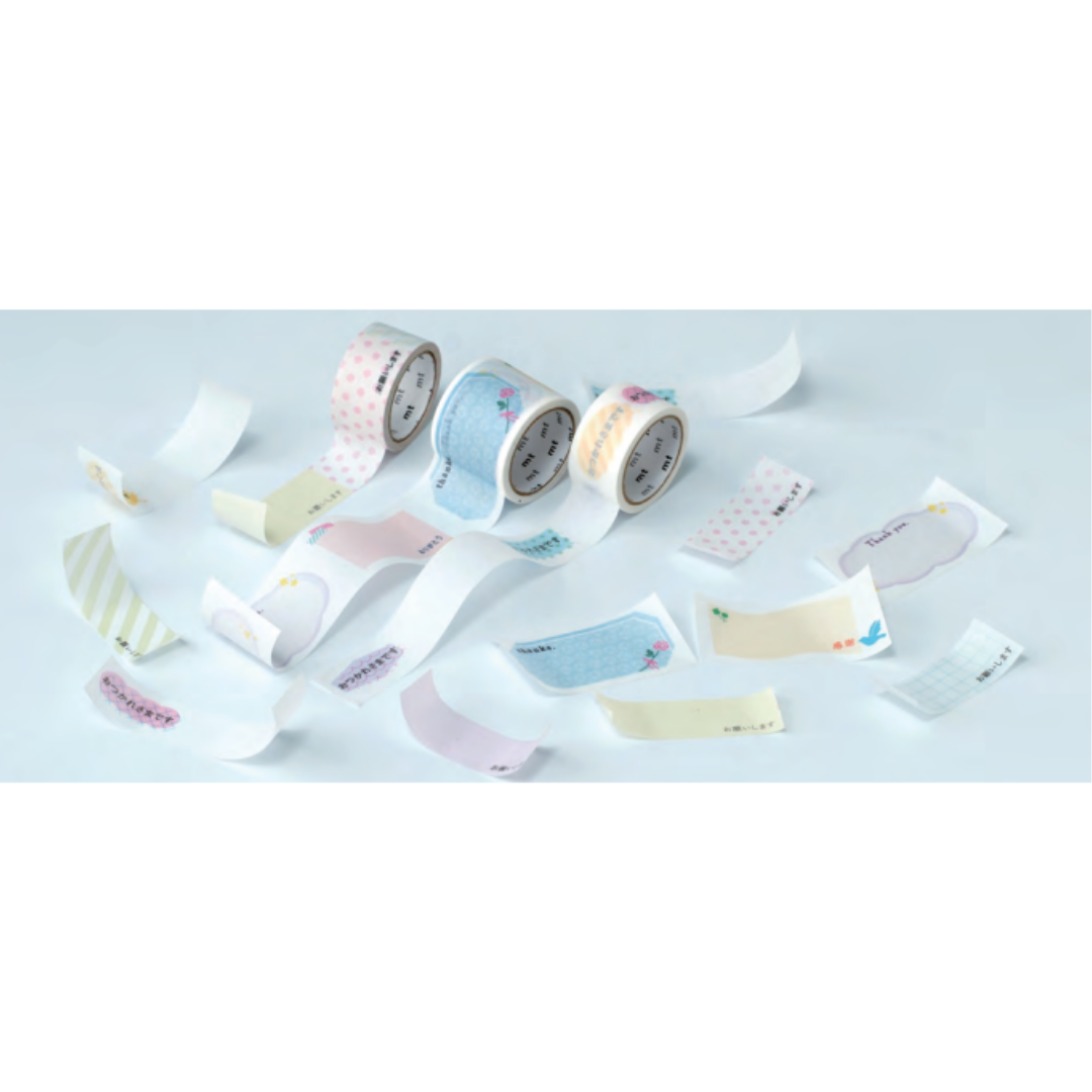 MT KakuKaku Washi Tape - Arigatou with Perforations