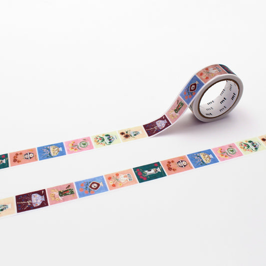 MT x Polly Fern Washi Tape - Flower
