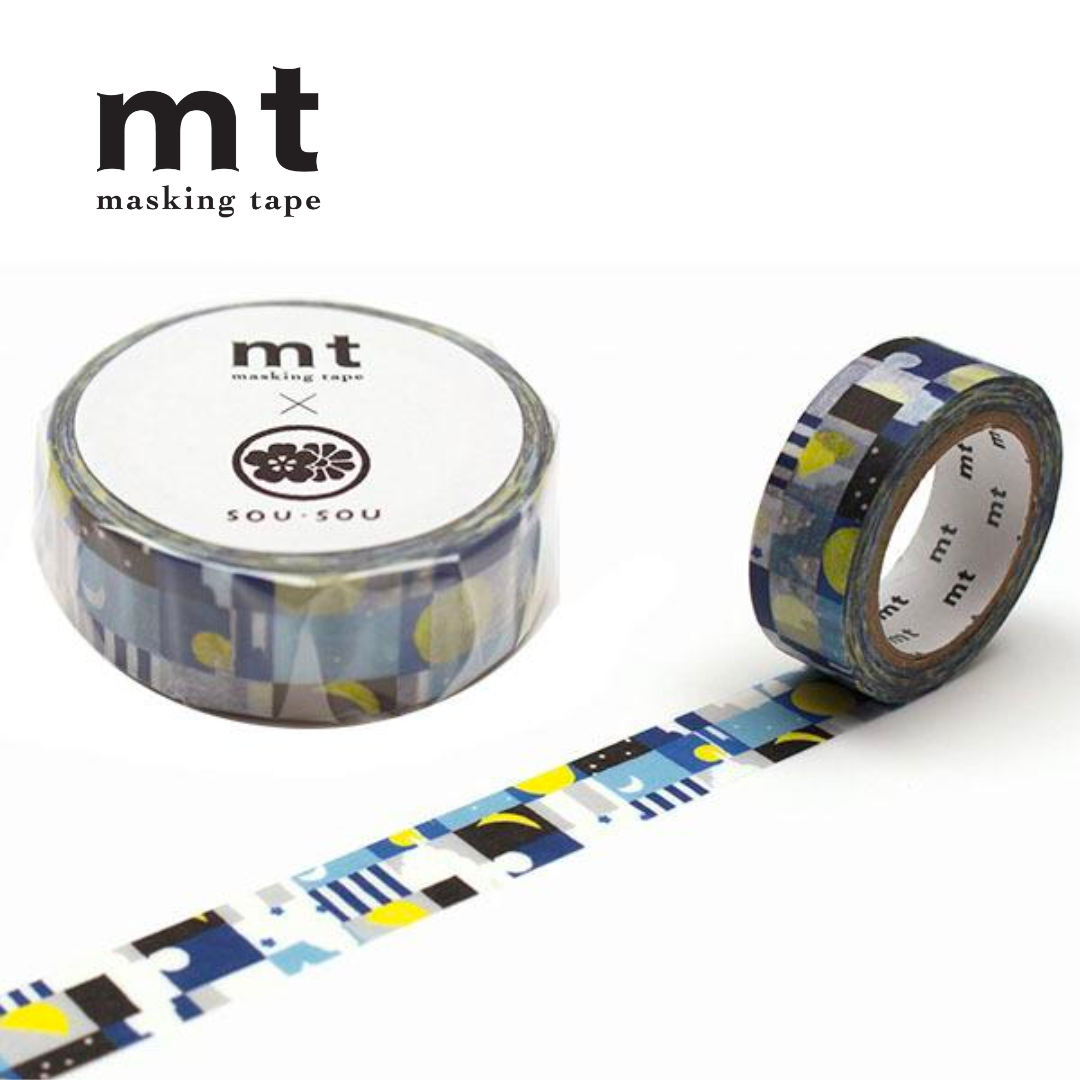 MT x Sou・Sou Washi Tape - Moon And Stars