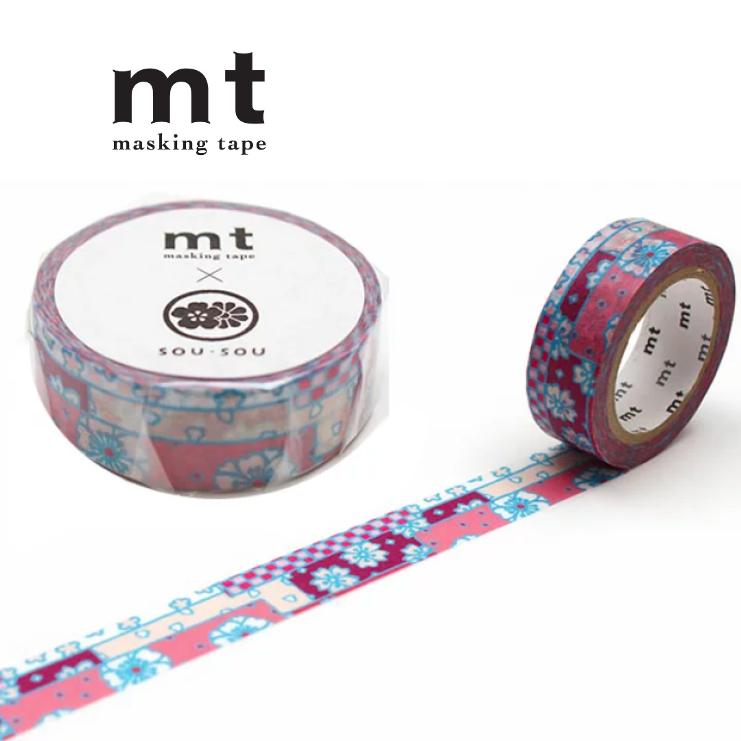 MT x Sou・Sou Washi Tape - Multi Cherry Blossoms