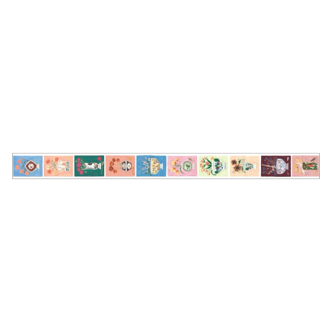 MT x Polly Fern Washi Tape - Flower