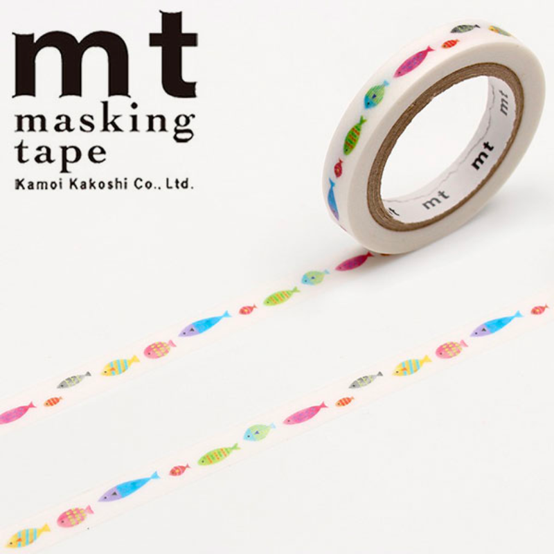 MT EX Washi Tape - Fish Line