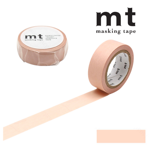 MT Basic Washi Tape - Pastel Carrot 7m