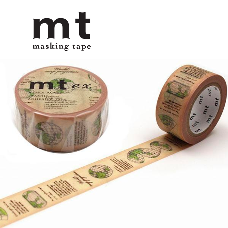 MT EX Washi Tape - Map Projection