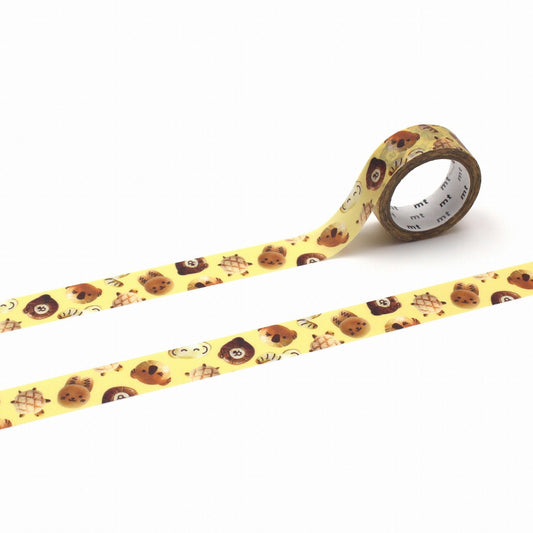 MT EX Washi Tape Animal Face Bread, MT EX Washi Tape, Washi Tape, MT Tape, MT Tape SG