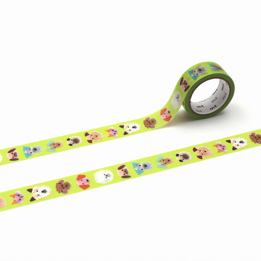 MT EX Washi Tape Puppys Face, MT EX Washi Tape, Washi Tape, MT Tape, MT Tape SG