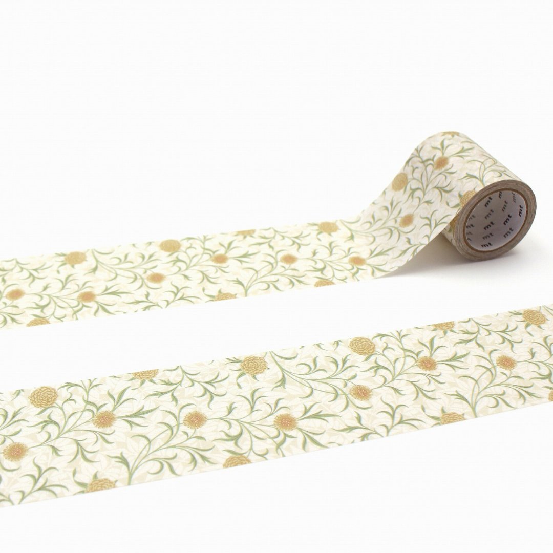 MT × Morris & Co. Washi Tape - Scroll and Flower