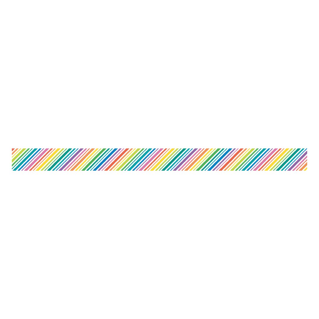 MT 1P Kamoi Washi Tape - Rainbow Stripe