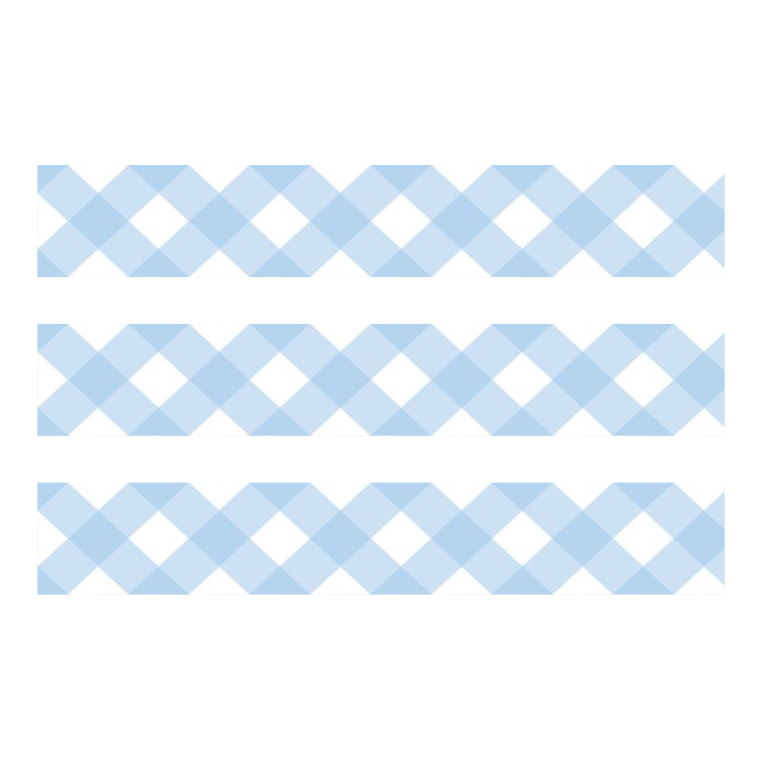 MT Deco Washi Tape - Thick Checkered Pastel Ultramarine