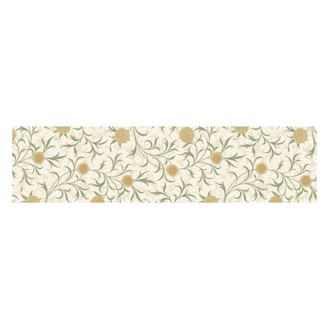 MT × Morris & Co. Washi Tape - Scroll and Flower