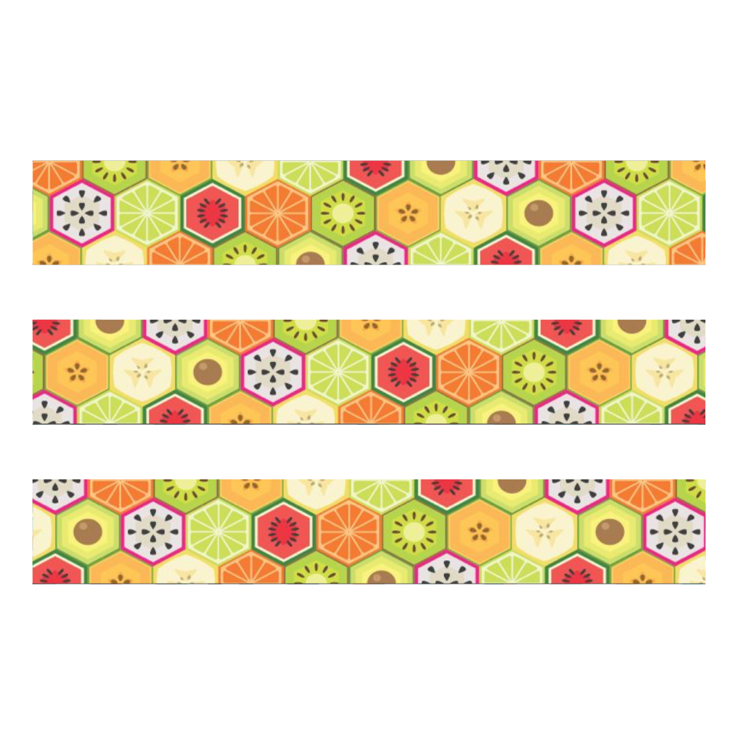 MT EX Washi Tape - Hexagon Fruits