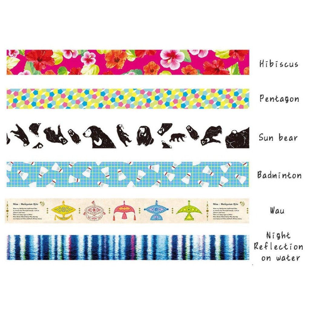 MT Expo KL Limited Edition Washi Tape Pentagon