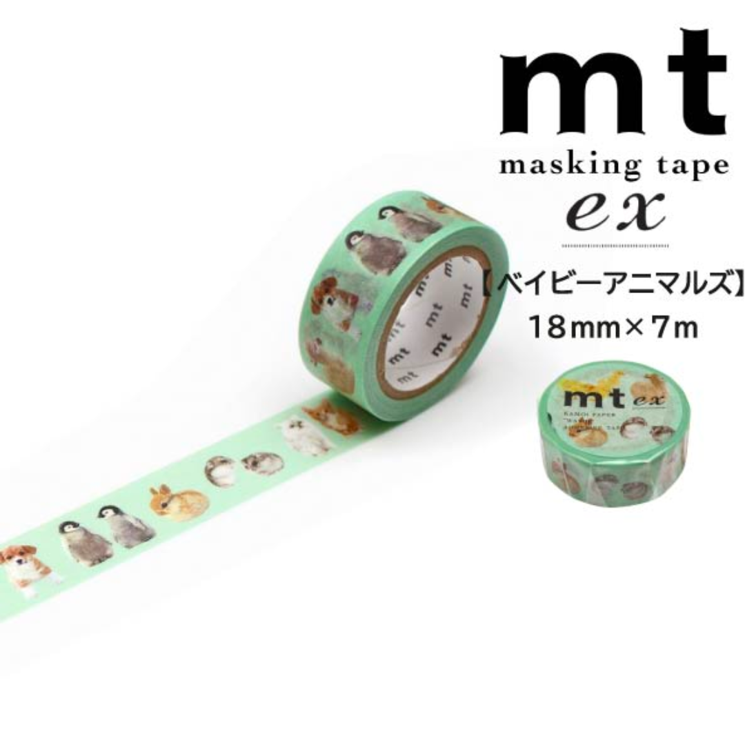 MT EX Washi Tape Baby Animals