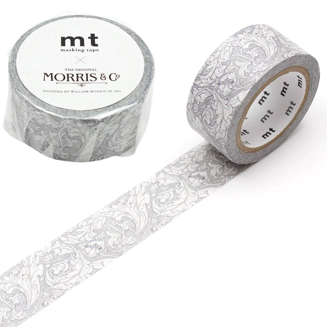 MT x William Morris Washi Tape Pure - Bachelors Button Stone/Linen