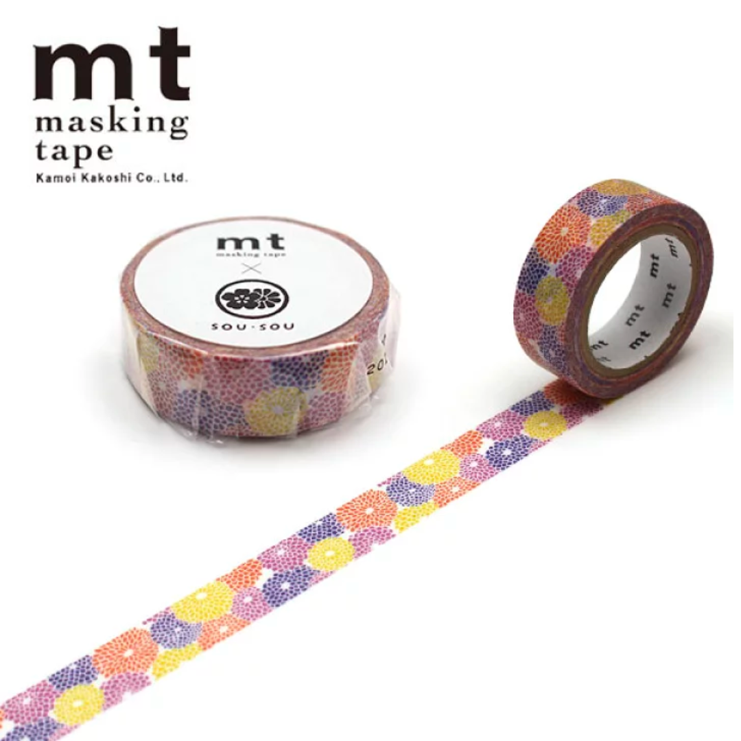 MT x Sou・Sou Washi Tape Kiku Zukushi