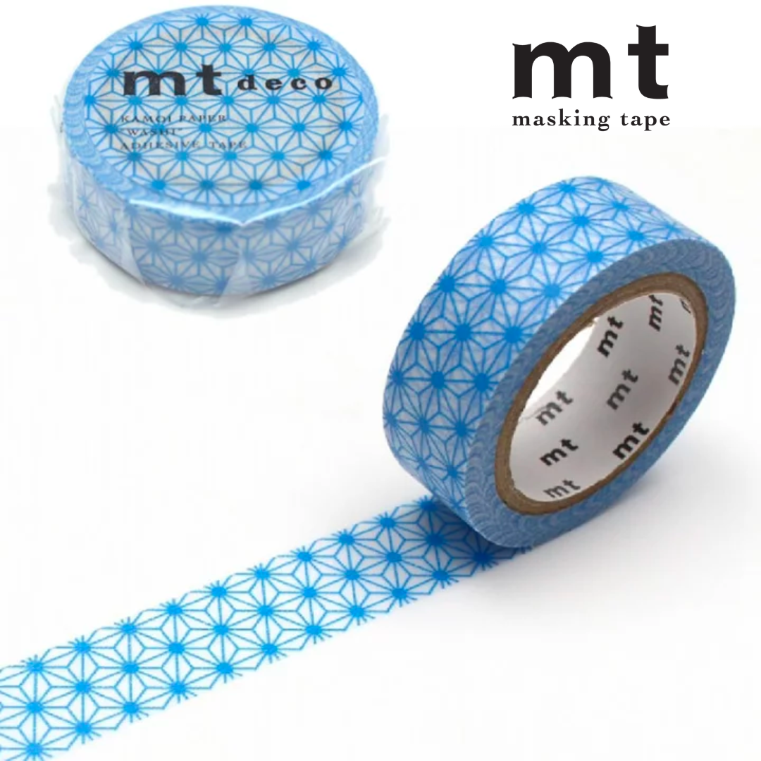 MT Deco Washi Tape - Asanoha Tsuyukusa