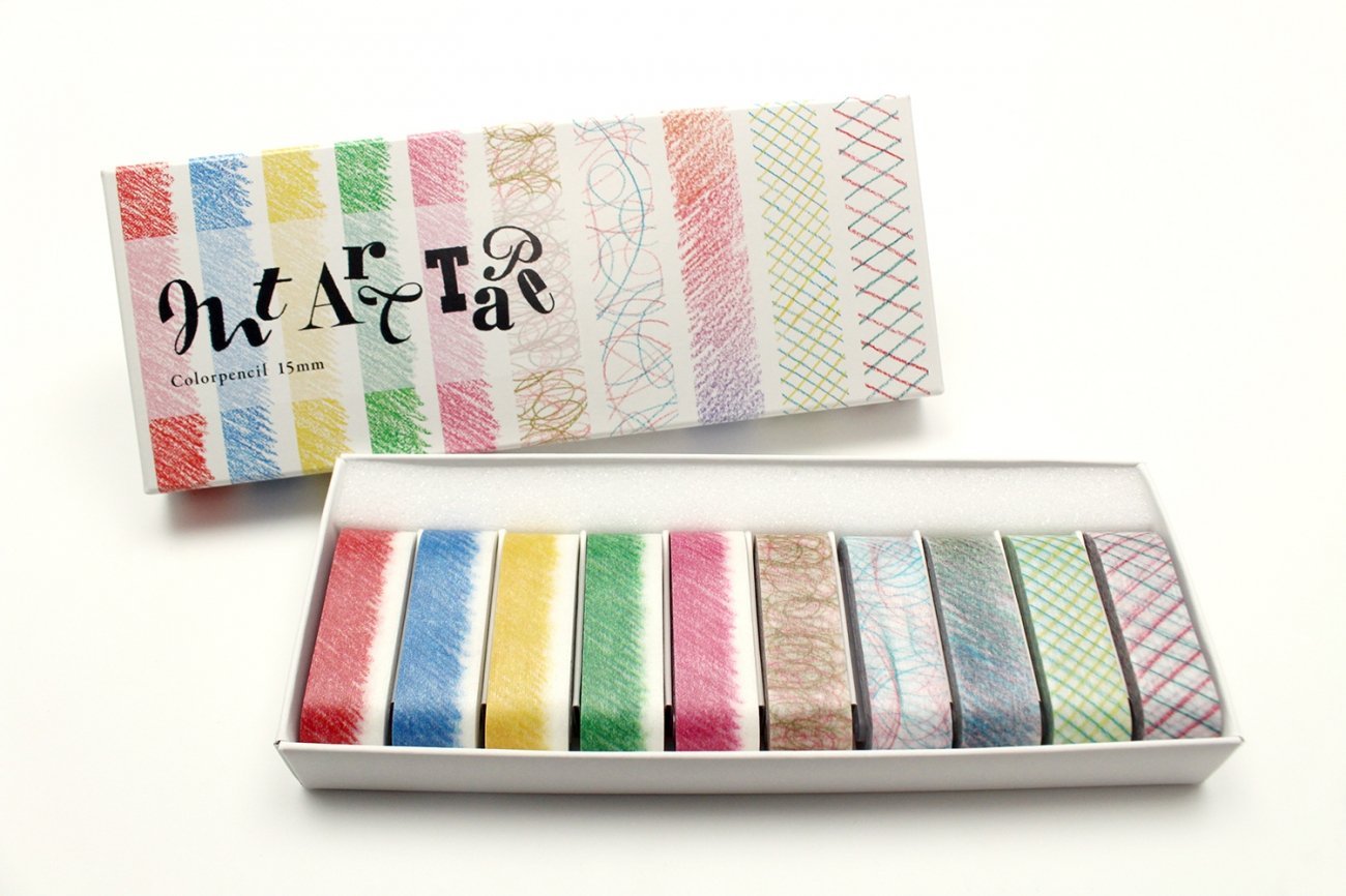 (DD) MT Art Washi Tape Colored Pencils 15mm