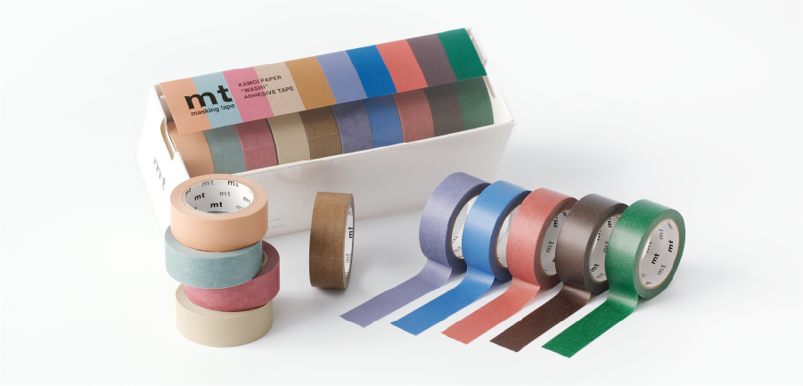 MT 10P Washi Tape Muted Color