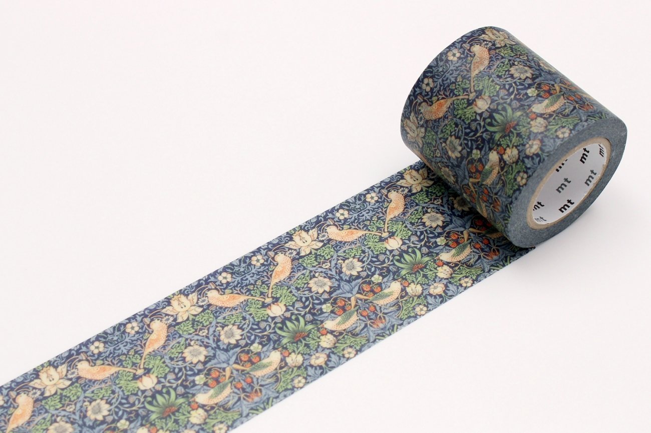 MT x William Morris Washi Tape Strawberry Thief