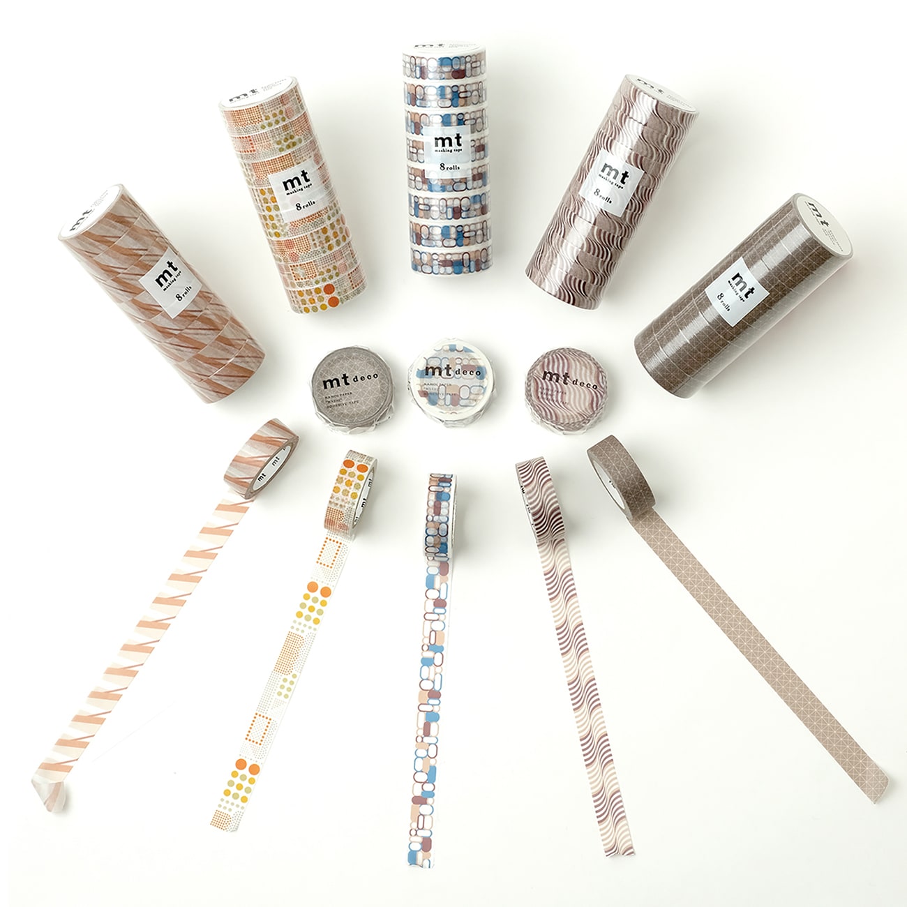 MT Deco Washi Tape Stripe X Stripe