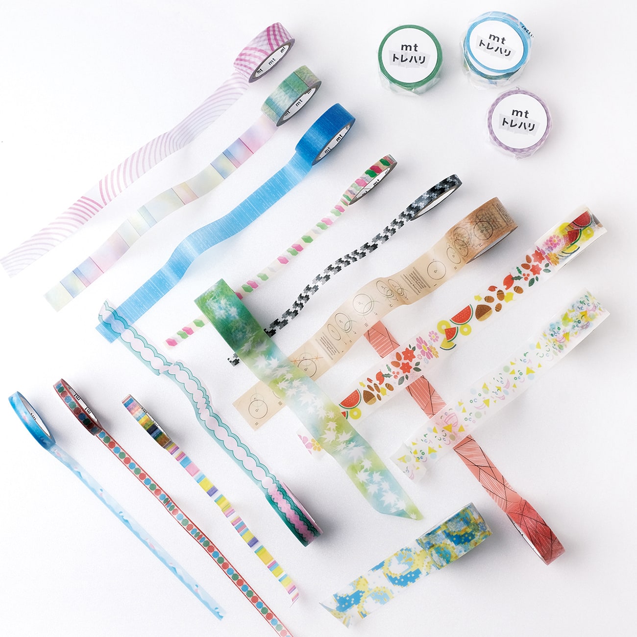 MT Trehari Washi Tape Zipper (Fab Tracing Paper)