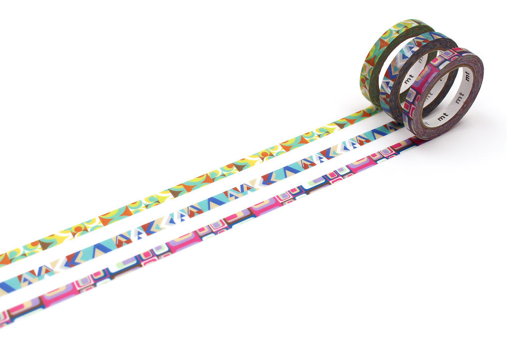 MT Slim Deco Washi Tape - Retro