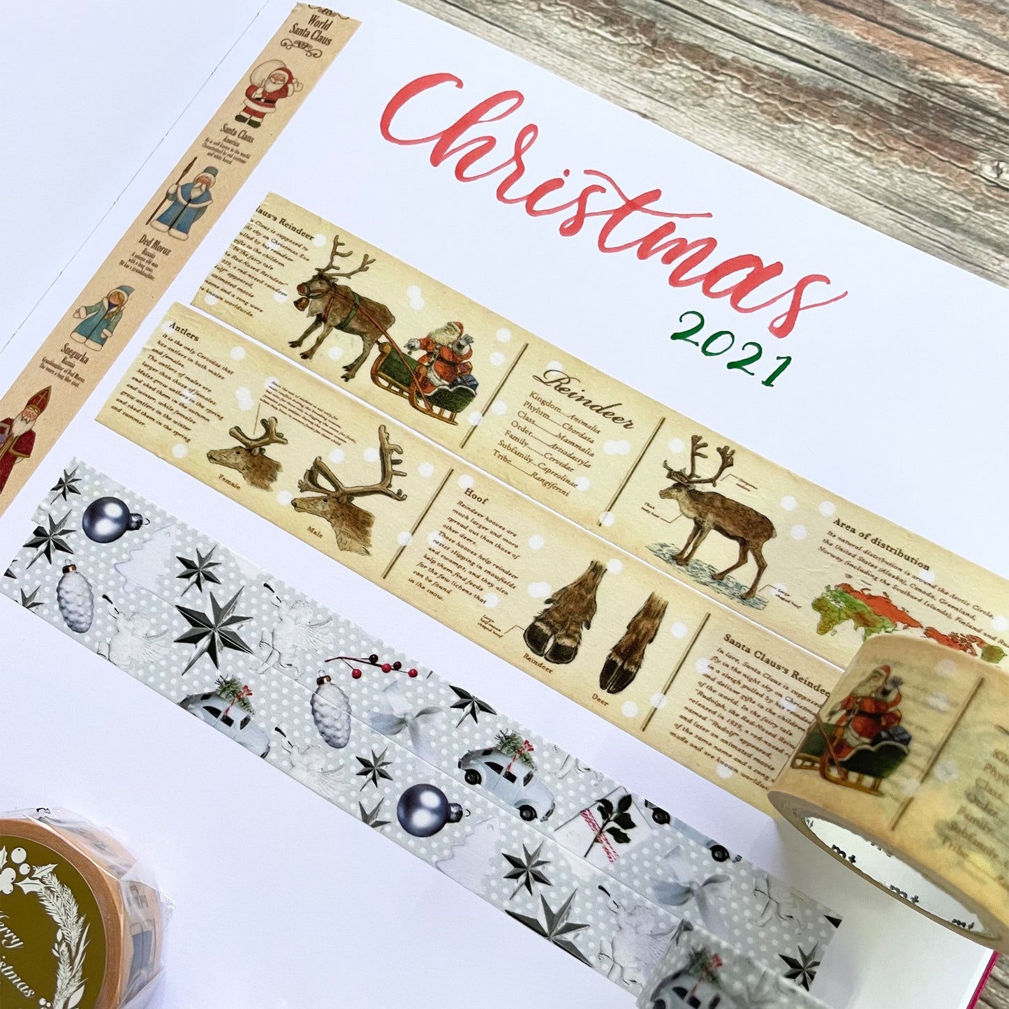MT Masking Tape Christmas Washi Tape - White Christmas