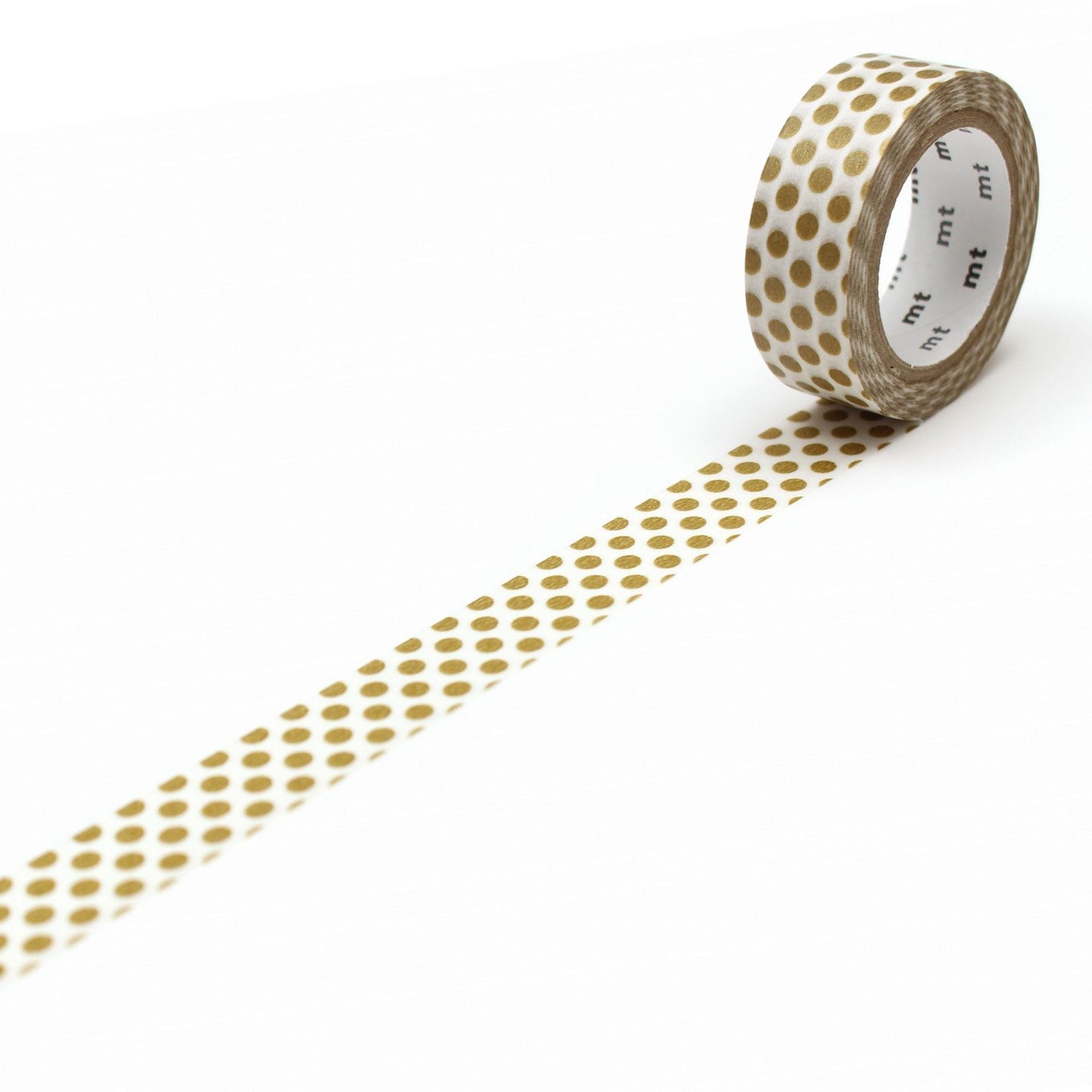 MT Deco Washi Tape - Dot Gold 2