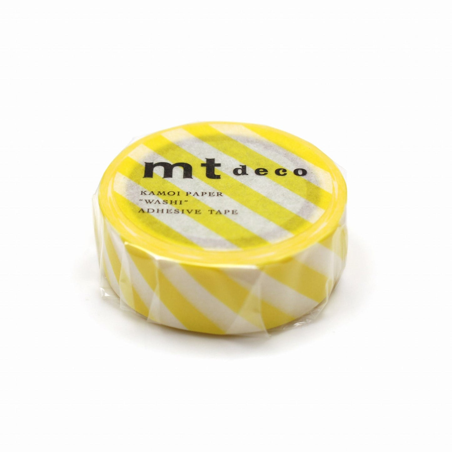MT Deco Washi Tape - Stripe Lemon