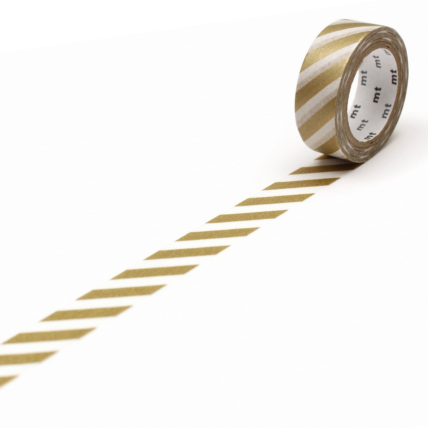 MT Deco Washi Tape - Stripe Gold 2