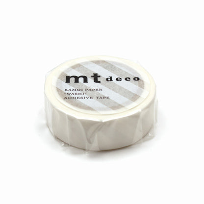 MT Deco Washi Tape Stripe White