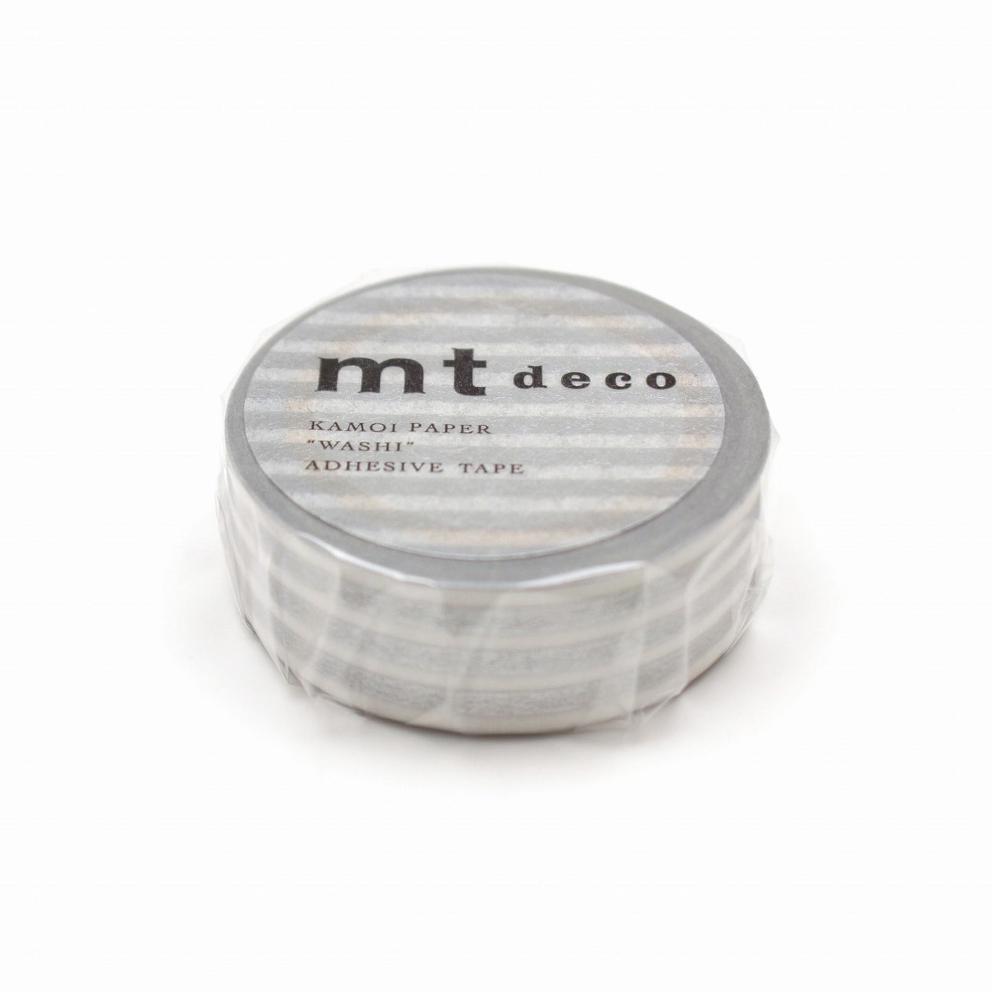 MT Deco Washi Tape - Border Silver 2