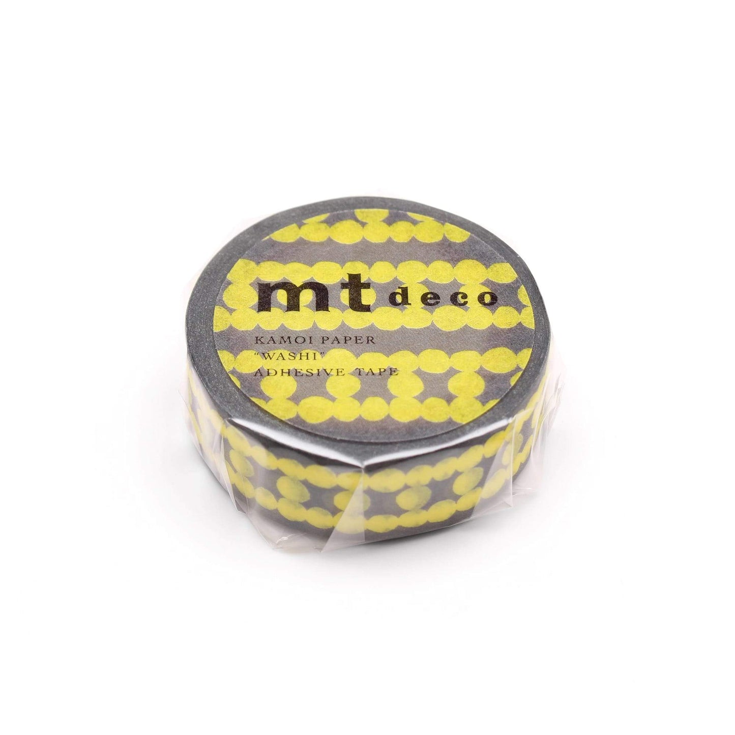 MT Masking Tape Deco Washi Tape - Ladder Dot Yellow