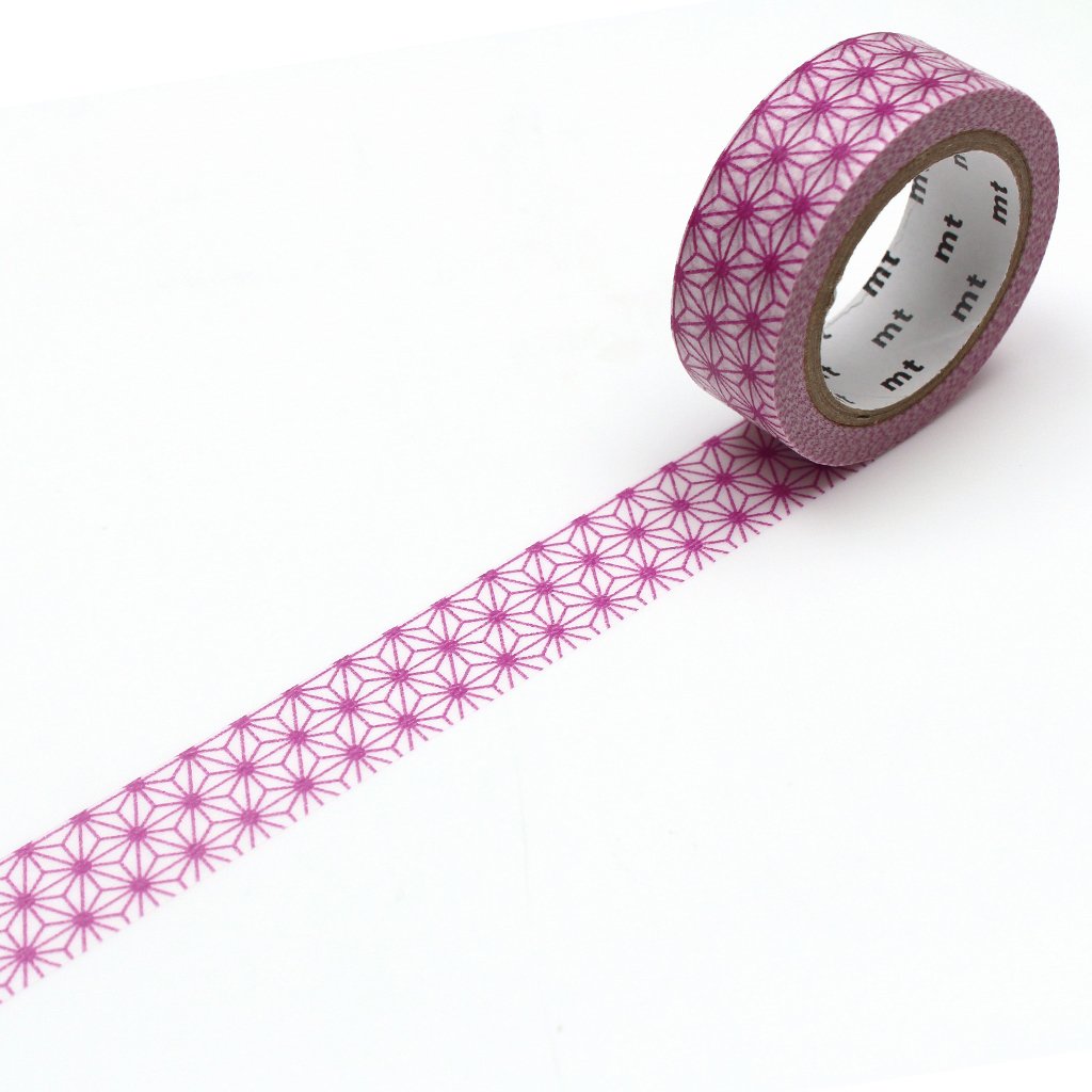 MT Deco Washi Tape - Asanoha Wakamurasaki