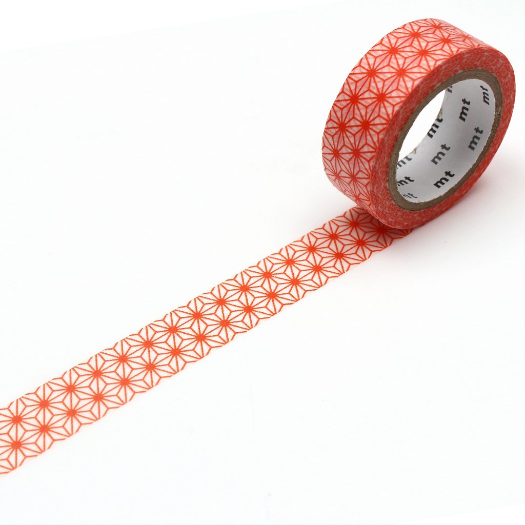 MT Deco Washi Tape Asanoha Akadaidai