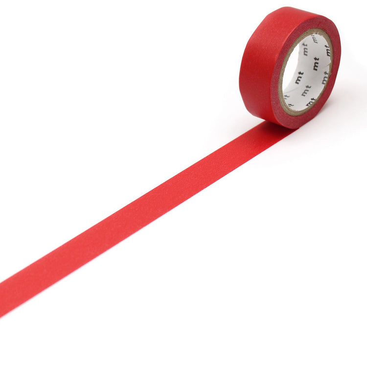 MT Basic Washi Tape Red 7m