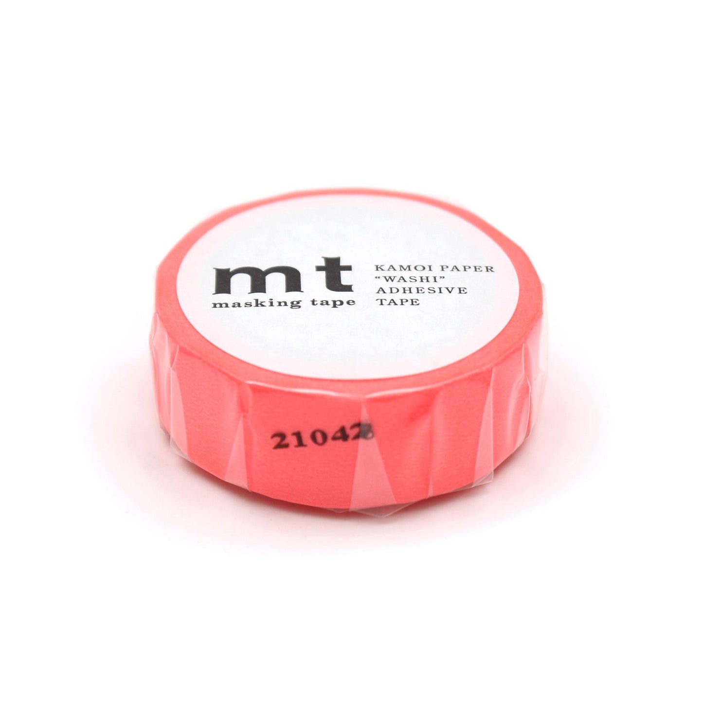 MT Basic Washi Tape - Shocking Red 7m