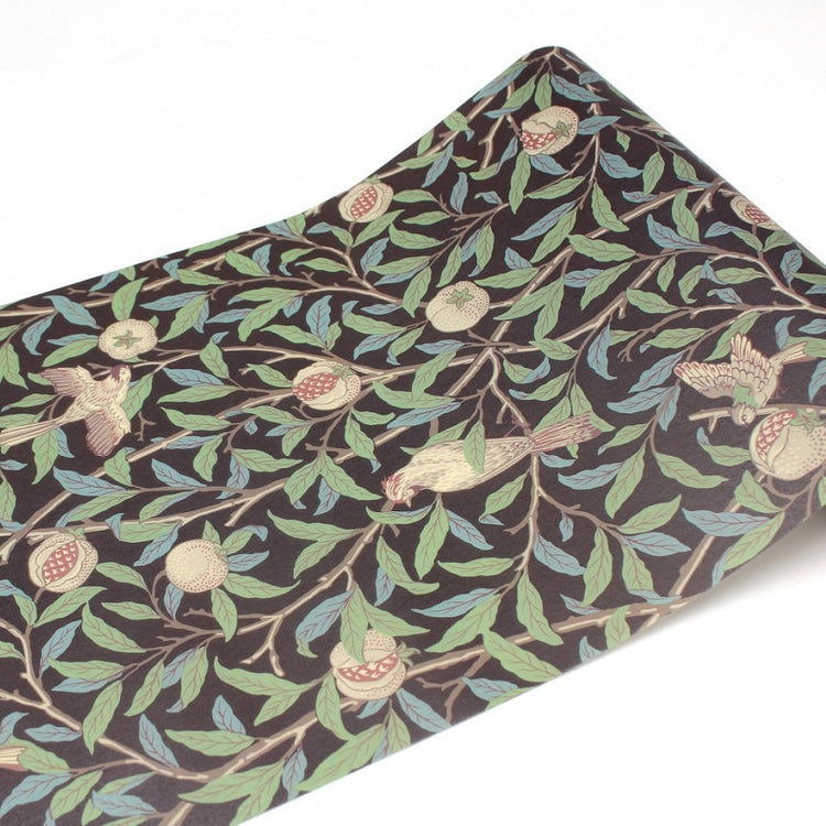 MT Casa Fleece 230mm (5m Length) Morris & Co. Bird Pomegranate